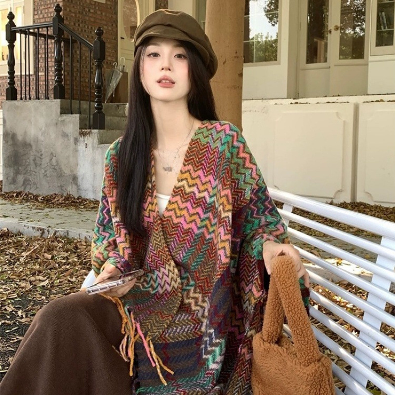 Go Ethnic Fashion - Szal podróżny w stylu etnicznym 110*175