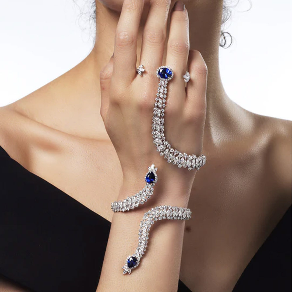 Ethnic Fashion India - Stonefans Osobowość Bransoletka w kształcie węża